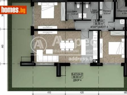 Тристаен, 113m²
