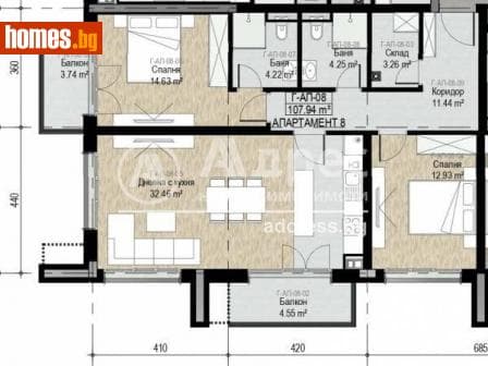 Тристаен, 131m²