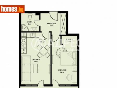 Двустаен, 70m²