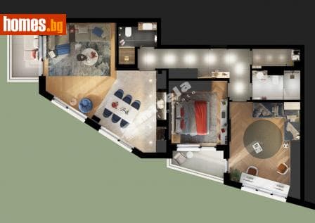 Тристаен, 129m²