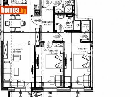 Тристаен, 113m²