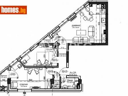 Тристаен, 94m²