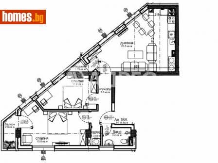 Тристаен, 94m²