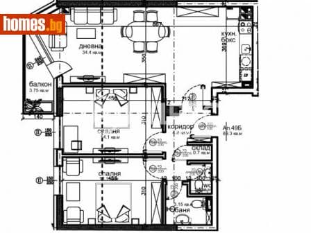 Тристаен, 100m²