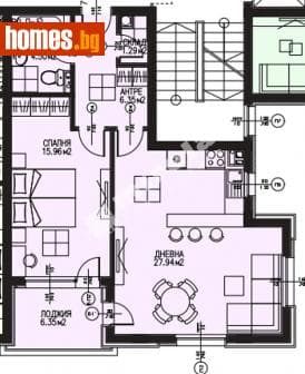 Двустаен, 86m²