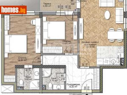 Тристаен, 103m²