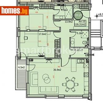 Тристаен, 131m²