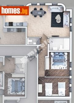 Тристаен, 134m²