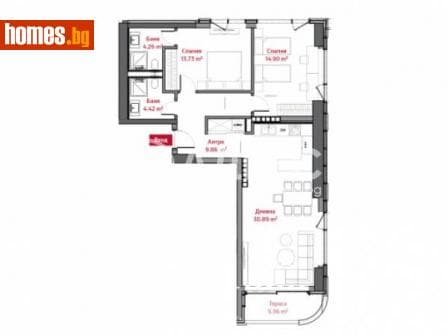Тристаен, 123m²