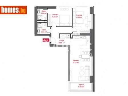 Тристаен, 119m²