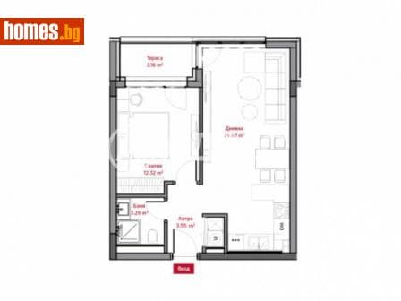 Двустаен, 67m²