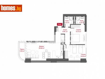 Тристаен, 123m²
