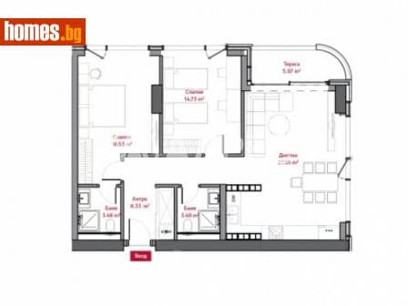 Тристаен, 115m²