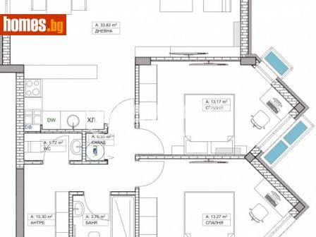 Тристаен, 109m²