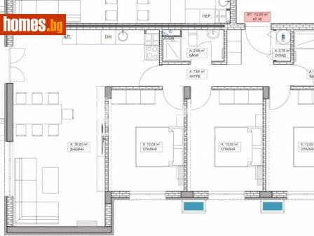 Многостаен, 127m²
