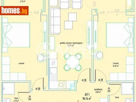 Тристаен, 119m²