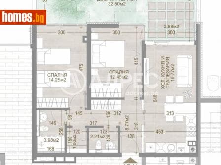 Тристаен, 122m²