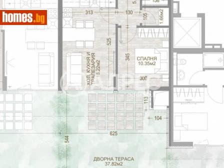 Двустаен, 89m²