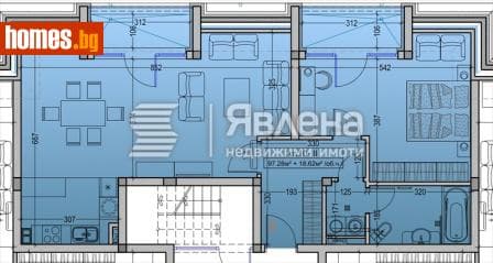 Двустаен, 116m²