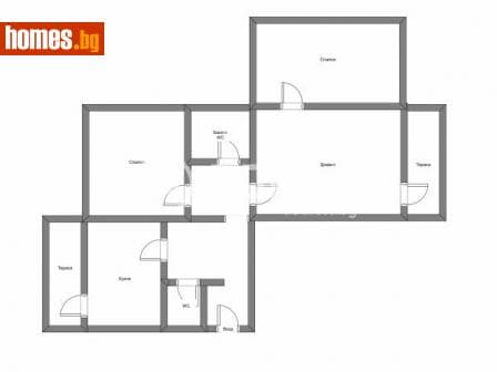 Тристаен, 77m²