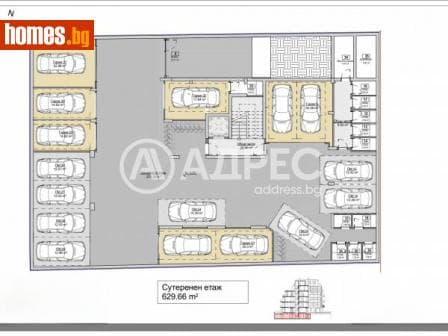 Двустаен, 71m²