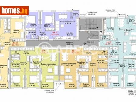 Тристаен, 105m²