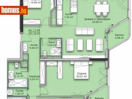 Многостаен, 204m²