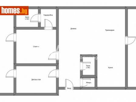 Тристаен, 95m²