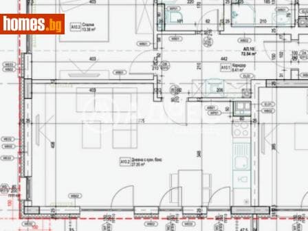 Двустаен, 83m²