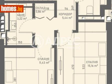 Тристаен, 126m²