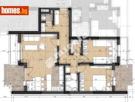 Тристаен, 128m²