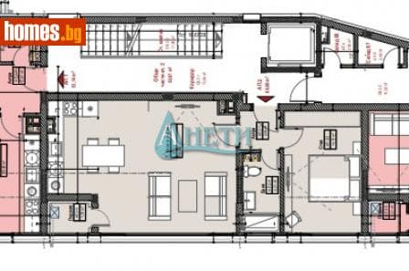 Двустаен, 90m²