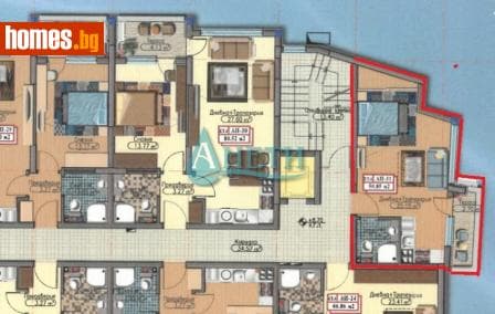 Едностаен, 51m²