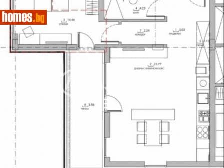Двустаен, 93m²