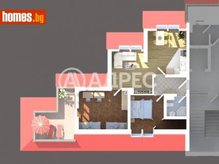 Тристаен, 115m²