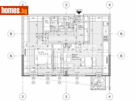 Двустаен, 83m²