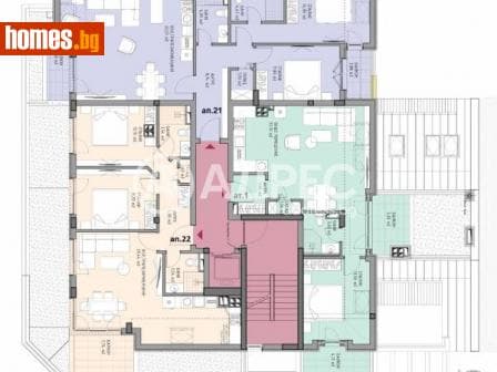Двустаен, 96m²