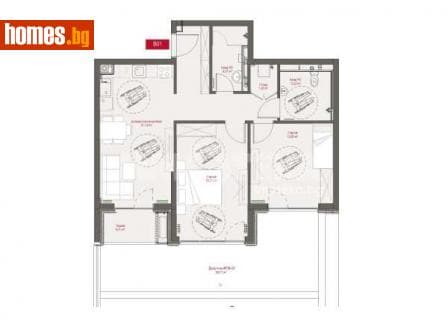 Тристаен, 107m²