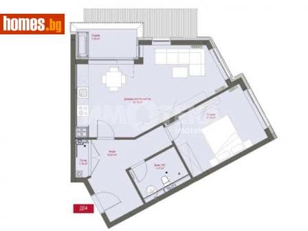 Двустаен, 88m²