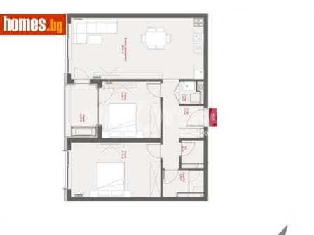 Тристаен, 107m²