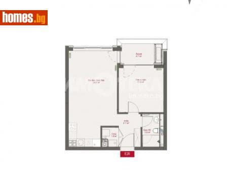 Двустаен, 69m²