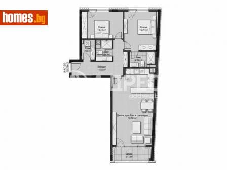 Тристаен, 130m²