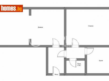 Двустаен, 77m²
