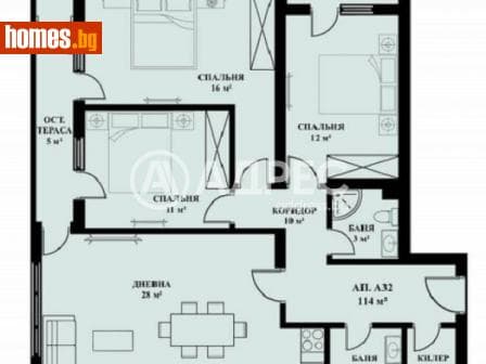 Многостаен, 135m²