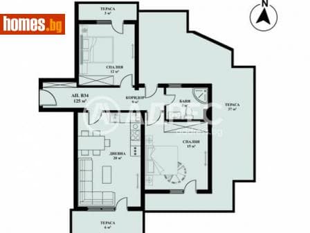 Тристаен, 150m²