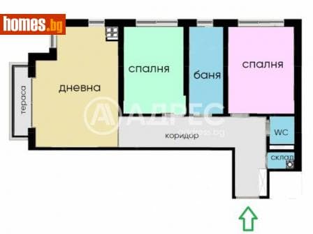 Тристаен, 101m²