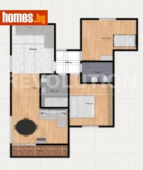 Тристаен, 113m²