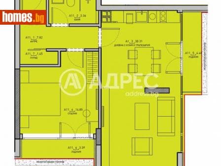 Двустаен, 89m²