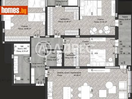 Многостаен, 222m²