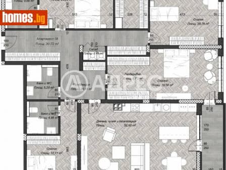 Многостаен, 376m²